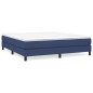 vidaXL Boxspringbett Blau 160x200 cm Stoff vidaXL Boxspringbett Blau 160x200 cm Stoff