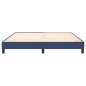 vidaXL Boxspringbett Blau 160x200 cm Stoff vidaXL Boxspringbett Blau 160x200 cm Stoff
