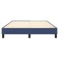 vidaXL Boxspringbett Blau 140x190 cm Stoff vidaXL Boxspringbett Blau 140x190 cm Stoff