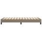 vidaXL Boxspringbett Taupe 100x200 cm Stoff vidaXL Boxspringbett Taupe 100x200 cm Stoff