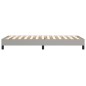 vidaXL Bettgestell Hellgrau 90x190 cm Stoff vidaXL Bettgestell Hellgrau 90x190 cm Stoff