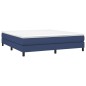 vidaXL Bettgestell Blau 180×200 cm Stoff vidaXL Bettgestell Blau 180×200 cm Stoff