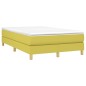 vidaXL Boxspringbett Grün 120x200 cm Stoff vidaXL Boxspringbett Grün 120x200 cm Stoff