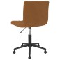 Esszimmerstühle 2 Stk. Drehbar Braun Samt Esszimmerstühle 2 Stk. Drehbar Braun Samt
