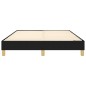 vidaXL Boxspringbett Schwarz 140x200 cm Stoff vidaXL Boxspringbett Schwarz 140x200 cm Stoff