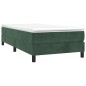 vidaXL Boxspringbett Dunkelgrün 90x190 cm Samt vidaXL Boxspringbett Dunkelgrün 90x190 cm Samt