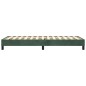 vidaXL Boxspringbett Dunkelgrün 90x190 cm Samt vidaXL Boxspringbett Dunkelgrün 90x190 cm Samt
