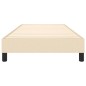 vidaXL Boxspringbett Creme 80x200 cm Stoff vidaXL Boxspringbett Creme 80x200 cm Stoff