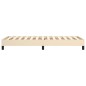 vidaXL Boxspringbett Creme 80x200 cm Stoff vidaXL Boxspringbett Creme 80x200 cm Stoff