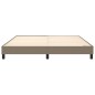 vidaXL Boxspringbett Taupe 160x200 cm Stoff vidaXL Boxspringbett Taupe 160x200 cm Stoff