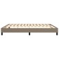 vidaXL Boxspringbett Taupe 160x200 cm Stoff vidaXL Boxspringbett Taupe 160x200 cm Stoff