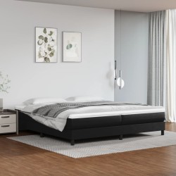 vidaXL Bettgestell Schwarz 200x200 cm Kunstleder