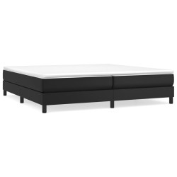 vidaXL Bettgestell Schwarz 200x200 cm Kunstleder