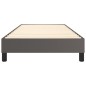 vidaXL Boxspringbett Grau 90x190 cm Kunstleder vidaXL Boxspringbett Grau 90x190 cm Kunstleder