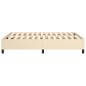 vidaXL Boxspringbett Creme 140x190 cm Stoff vidaXL Boxspringbett Creme 140x190 cm Stoff