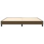 vidaXL Boxspringbett Dunkelbraun 200x200 cm Stoff vidaXL Boxspringbett Dunkelbraun 200x200 cm Stoff
