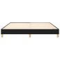 vidaXL Boxspringbett Schwarz 180x200 cm Stoff vidaXL Boxspringbett Schwarz 180x200 cm Stoff