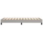 vidaXL Boxspringbett Hellgrau 100x200 cm Stoff vidaXL Boxspringbett Hellgrau 100x200 cm Stoff