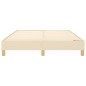 vidaXL Boxspringbett Creme 140x200 cm Stoff vidaXL Boxspringbett Creme 140x200 cm Stoff