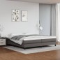vidaXL Bettgestell Grau 200x200 cm Kunstleder vidaXL Bettgestell Grau 200x200 cm Kunstleder