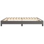 vidaXL Bettgestell Grau 200x200 cm Kunstleder vidaXL Bettgestell Grau 200x200 cm Kunstleder