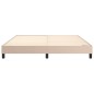 vidaXL Boxspringbett Cappuccino-Braun 180x200 cm Kunstleder vidaXL Boxspringbett Cappuccino-Braun 180x200 cm Kunstleder