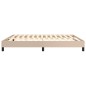 vidaXL Boxspringbett Cappuccino-Braun 180x200 cm Kunstleder vidaXL Boxspringbett Cappuccino-Braun 180x200 cm Kunstleder