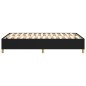 vidaXL Boxspringbett Schwarz 120x200 cm Stoff vidaXL Boxspringbett Schwarz 120x200 cm Stoff