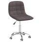 Esszimmerstühle 2 Stk. Drehbar Taupe Stoff Esszimmerstühle 2 Stk. Drehbar Taupe Stoff