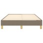 vidaXL Boxspringbett Taupe 120x200 cm Stoff vidaXL Boxspringbett Taupe 120x200 cm Stoff