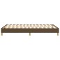 vidaXL Boxspringbett Dunkelbraun 120x200 cm Stoff vidaXL Boxspringbett Dunkelbraun 120x200 cm Stoff