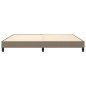 vidaXL Bettgestell Taupe 200x200 cm Stoff vidaXL Bettgestell Taupe 200x200 cm Stoff
