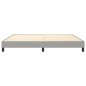 vidaXL Boxspringbett Hellgrau 200x200 cm Stoff vidaXL Boxspringbett Hellgrau 200x200 cm Stoff