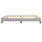 vidaXL Boxspringbett Hellgrau 200x200 cm Stoff vidaXL Boxspringbett Hellgrau 200x200 cm Stoff