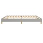 vidaXL Boxspringbett Hellgrau 200x200 cm Stoff vidaXL Boxspringbett Hellgrau 200x200 cm Stoff