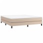vidaXL Bettgestell Cappuccino-Braun 160x200 cm Kunstleder vidaXL Bettgestell Cappuccino-Braun 160x200 cm Kunstleder