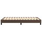 vidaXL Boxspringbett Braun 120x200 cm Kunstleder vidaXL Boxspringbett Braun 120x200 cm Kunstleder