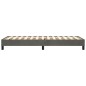 vidaXL Boxspringbett Dunkelgrau 100x200 cm Samt vidaXL Boxspringbett Dunkelgrau 100x200 cm Samt