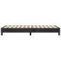 vidaXL Boxspringbett Schwarz 80x200 cm Samt vidaXL Boxspringbett Schwarz 80x200 cm Samt