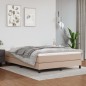 vidaXL Boxspringbett Cappuccino-Braun 140x200 cm Kunstleder vidaXL Boxspringbett Cappuccino-Braun 140x200 cm Kunstleder
