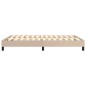 vidaXL Boxspringbett Cappuccino-Braun 140x200 cm Kunstleder vidaXL Boxspringbett Cappuccino-Braun 140x200 cm Kunstleder