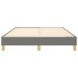 vidaXL Boxspringbett Dunkelgrau 140x190 cm Stoff vidaXL Boxspringbett Dunkelgrau 140x190 cm Stoff