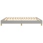 vidaXL Boxspringbett Hellgrau 160x200 cm Stoff vidaXL Boxspringbett Hellgrau 160x200 cm Stoff