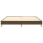 vidaXL Boxspringbett Dunkelbraun 160x200 cm Stoff vidaXL Boxspringbett Dunkelbraun 160x200 cm Stoff