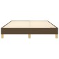 vidaXL Boxspringbett Dunkelbraun 140x190 cm Stoff vidaXL Boxspringbett Dunkelbraun 140x190 cm Stoff