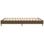 vidaXL Boxspringbett Dunkelbraun 140x190 cm Stoff vidaXL Boxspringbett Dunkelbraun 140x190 cm Stoff