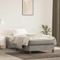 vidaXL Boxspringbett Hellgrau 90x190 cm Samt vidaXL Boxspringbett Hellgrau 90x190 cm Samt