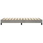 vidaXL Boxspringbett Hellgrau 90x190 cm Samt vidaXL Boxspringbett Hellgrau 90x190 cm Samt