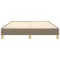 vidaXL Boxspringbett Taupe 140x200 cm Stoff vidaXL Boxspringbett Taupe 140x200 cm Stoff