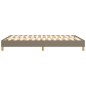 vidaXL Boxspringbett Taupe 140x200 cm Stoff vidaXL Boxspringbett Taupe 140x200 cm Stoff